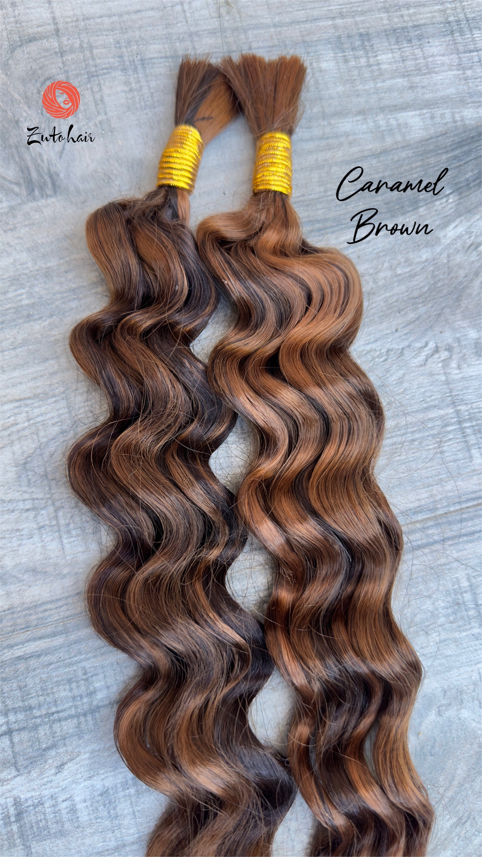 DEEP TWISTS/BOHO - caramel brown